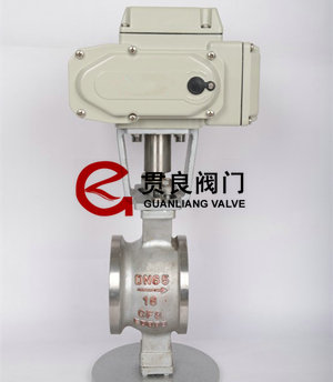 電動(dòng)對夾V型球閥